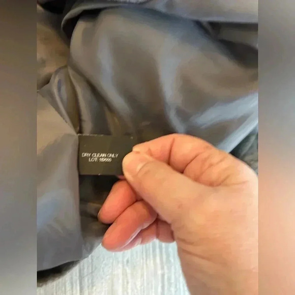 Anne Klein Women’s Gray Wool Blend Hooded Jacket Full Zip & Satin Lined Size XL - Picture 8 of 11